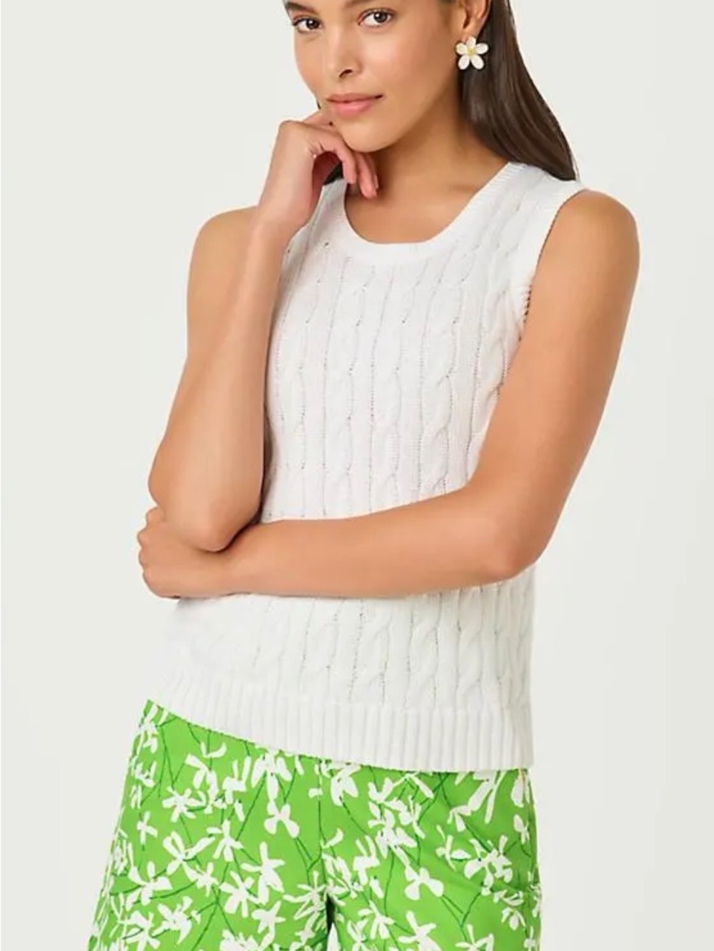 Lilly pulitzer NWT Carissa green and white shorts 6/8